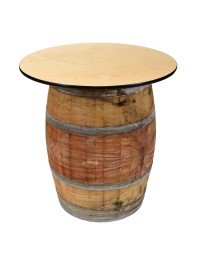 Wine Barrel Cocktail Table